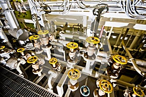 Ships valves, main engine