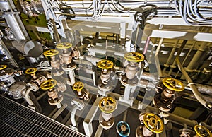 Ships valves, main engine