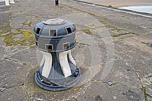 An Ships Winch Bollard