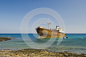 Shipwreck in Arrecife (Lanzarote) photo