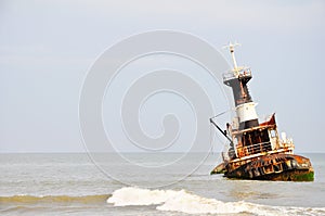 Shipwreck at Barro Do Dande photo