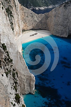 The Shipwreck Beach, island of Zakynthos, Greece