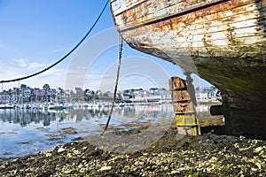 Shipwreck in Camaret-sur-Mer, northwestern France photo