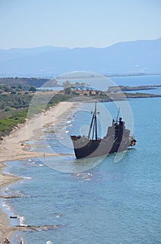 Shipwreck Dimitrios-Gytheio-Greece