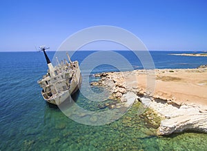 Shipwreck EDRO III, Pegeia, Paphos photo