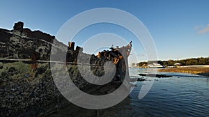 The shipwreck at Heron Island