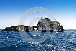 Shipwreck near Tiran Egypt