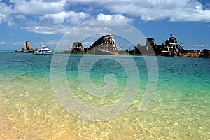 Shipwreck North Stadbroke island beach brisbane australia