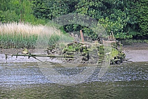 Shipwreck on the River Teifi