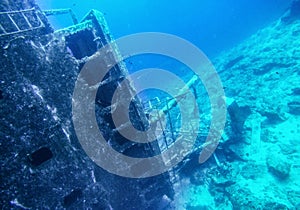 Shipwreck in the Saronic Gulf of Greece