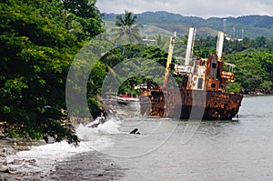 Shipwreck - Solomon Islands