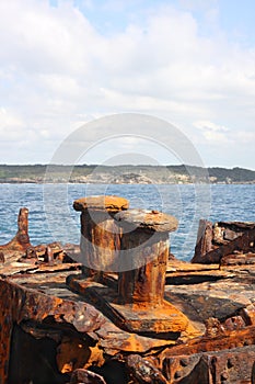 Shipwreck of SS Minmi in Sydney