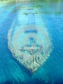 Shipwreck in Tobermory Ontario photo