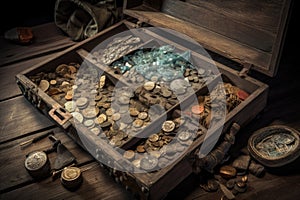 shipwreck treasure trove with a vast array of artifacts and coins