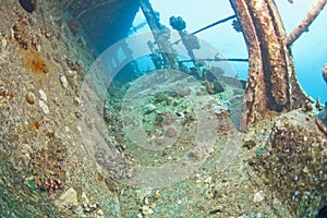 Shipwreck underwater