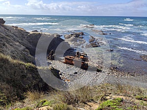 Shipwreck Vila Nova de Milfontes
