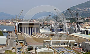 Shipyard Fincantieri Italy