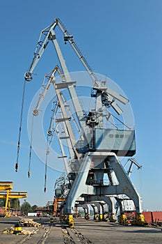 Shipyard in galati, romania