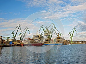 Shipyard in Gdansk