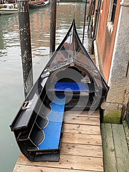 Shipyard specialized in the costruction of gondolas, Venice, Italy