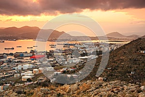 Shipyards in Perama, Piraeus, Athens. photo