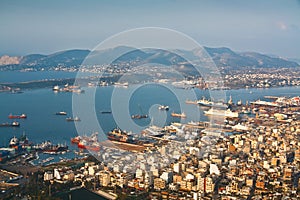 Shipyards in Perama, Piraeus, Athens.