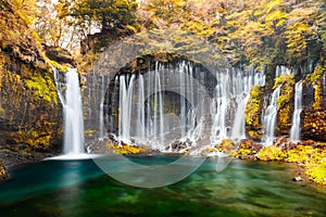 Shiraito Falls in Fujinomiya, Japan