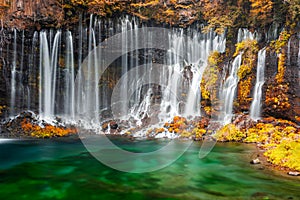 Shiraito Falls in Fujinomiya, Japan