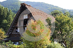 Shirakawa-go of Hidatakayama in Japan