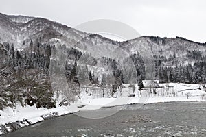 Shirakawa-go at winter