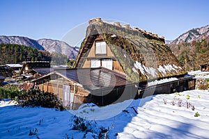 Shirakawa Village - UNESCO world heritage site, Gassho-zukuri farmhouse