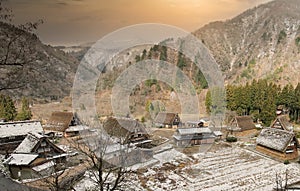 Shirakawago Gassho style house Gifu Japan