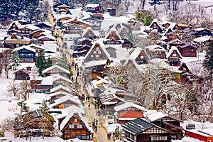 Shirakawago, Japan Winter Village