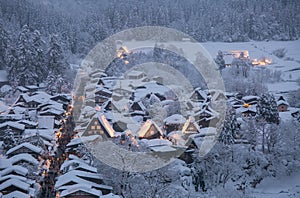 Shirakawago light-up