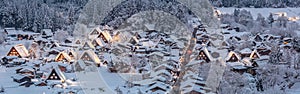 Shirakawago light-up Panorama