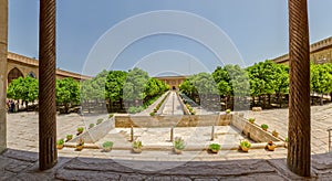 Shiraz Citadel garden panorama