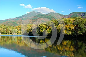 Shiretoko Five Lakes in Autumn, Hokkaido, Japan