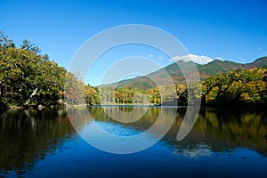 Shiretoko Five Lakes in Autumn, Hokkaido, Japan