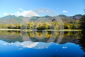 Shiretoko Five Lakes in Autumn, Hokkaido, Japan