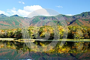 Shiretoko Five Lakes in Autumn, Hokkaido, Japan