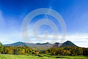 Shiretoko Moountains in Autumn, Hokkaido, Japan