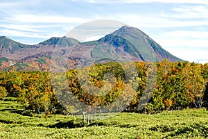 Shiretoko Moountains in Autumn, Hokkaido, Japan