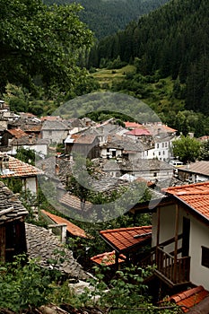 Shiroka Laka village in Bulgaria