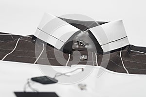 Shirts closeup. man shirts closeup