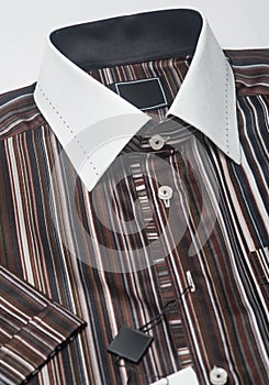 Shirts closeup. man shirts closeup