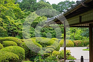 Shisendo Temple in Kyoto, Japan. It is registered as a historic site of Japan