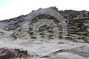 Shitiping Coastal spot featuring a natural staircase of eroded stone located at Hualien,