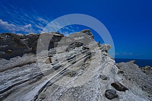 Shitiping is like a stone staircase. Hualien County, Taiwan.