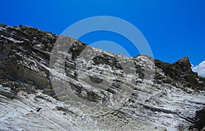 Shitiping is like a stone staircase. Hualien County, Taiwan.