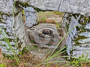 Shiv ling in forest photo